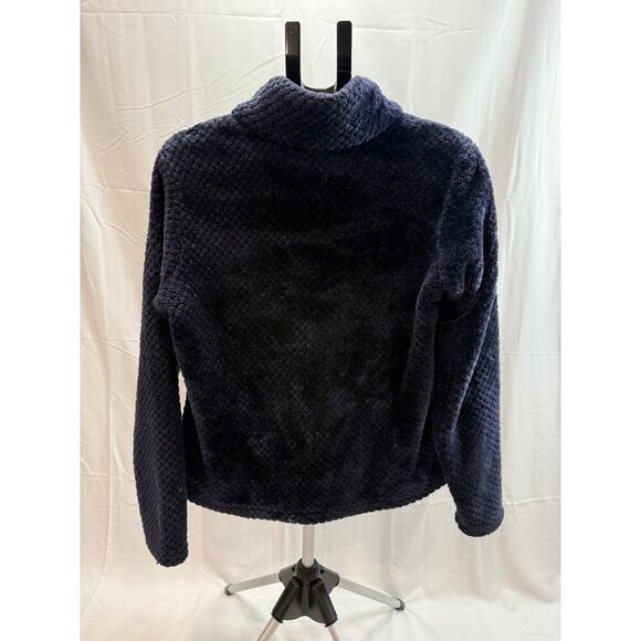 Columbia Women’s Navy Blue Fuzzy Full Zip Jacket Size XL - Picture 2 of 6